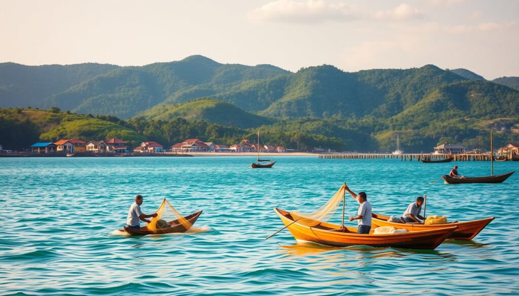 budaya lokal laut biru